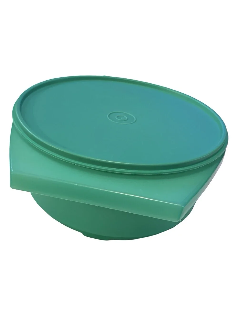 Tupperware Large Tortilla Keeper 12 Cup Container #1283A-1 Green Lid 230-3
